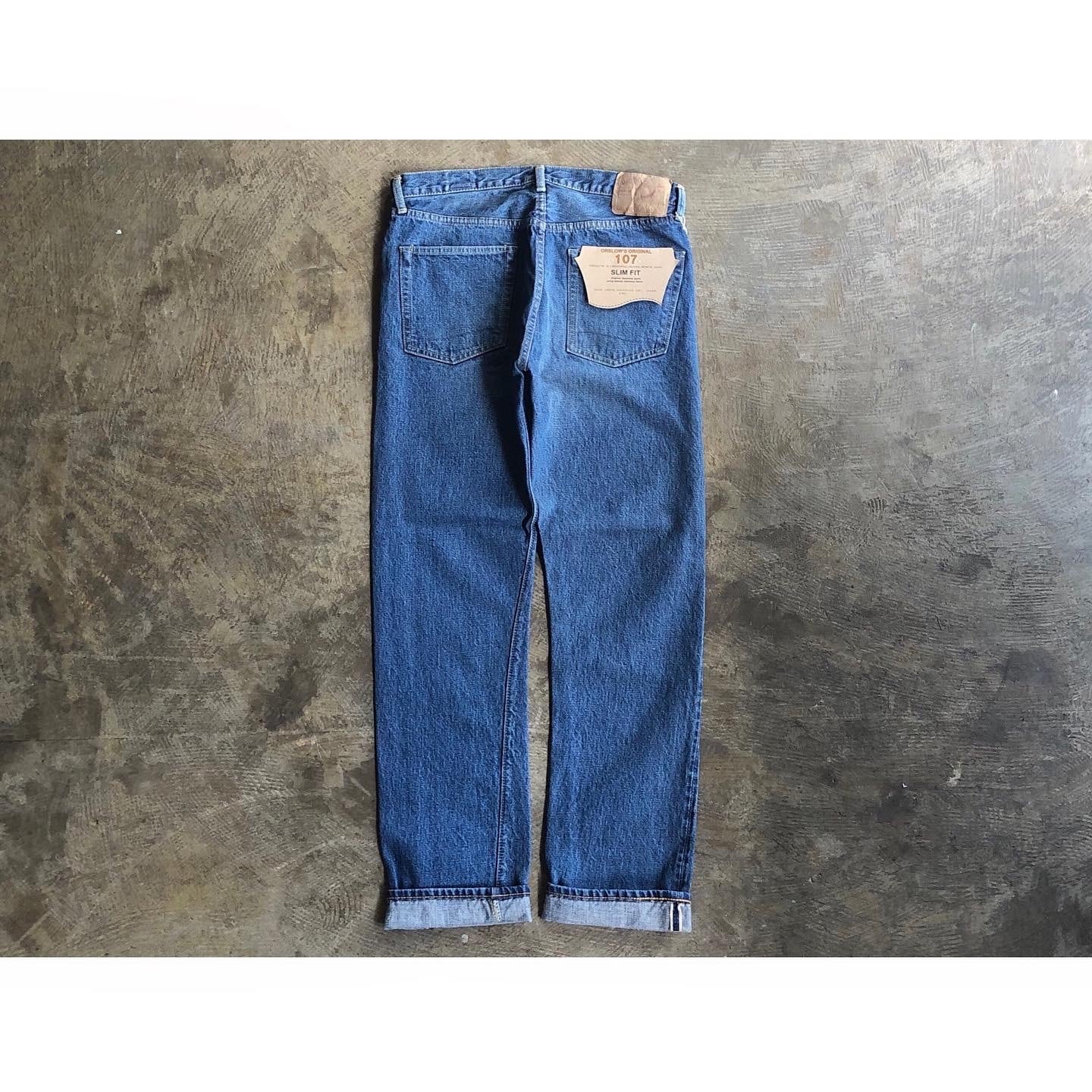 再入荷 orSlow(オアスロウ) 107 IVY FIT JEANS 2YEAR WASH 01 再入荷 orSlow(オアスロウ) 107 IVY FIT JEANS 2YEAR WASH 01