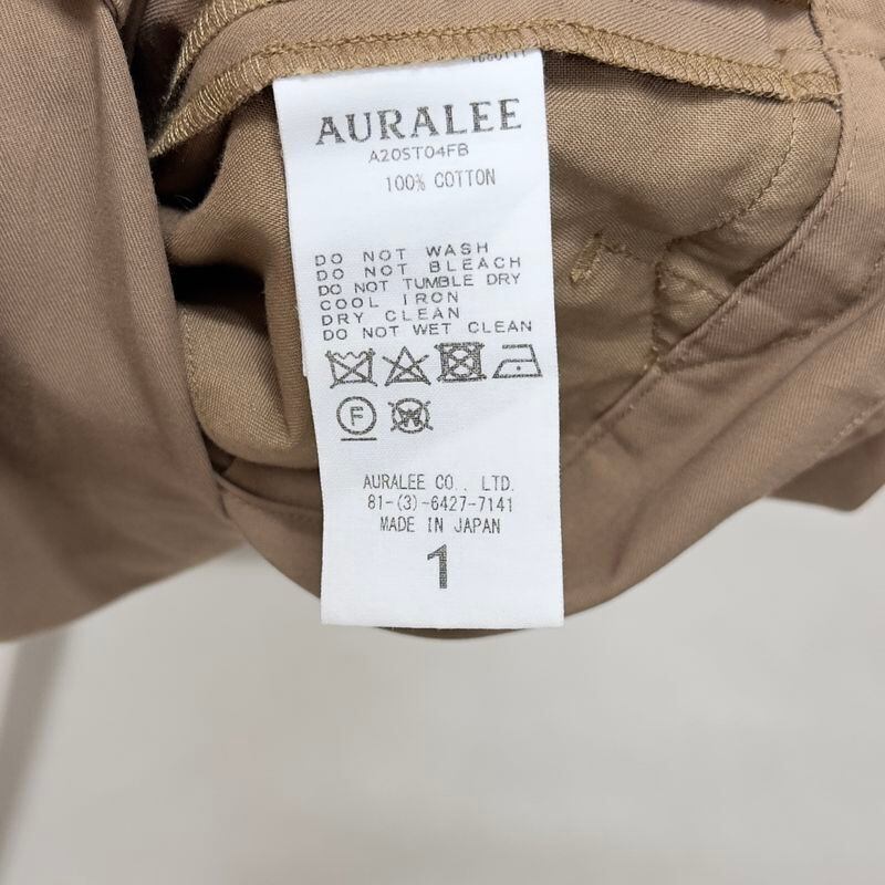 AURALEE オーラリー FINX HARD TWIST GABARDINE SLEEVELESS JUMPSUIT 