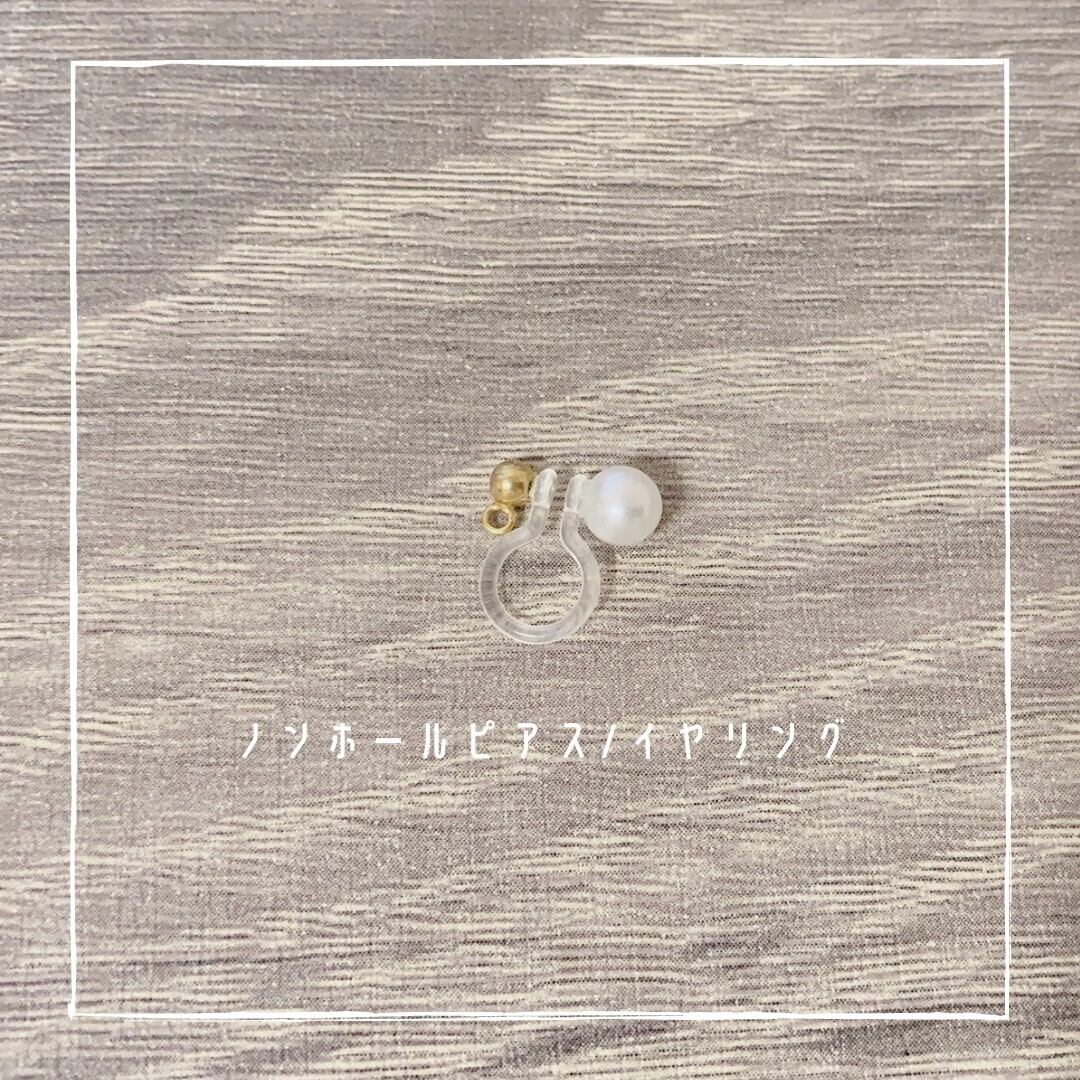 フラワー帽子のパール(紺)