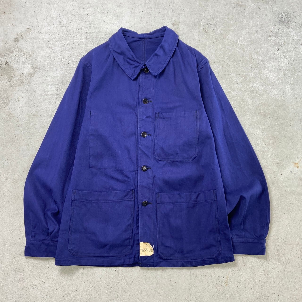 DEADSTOCK フレンチ ワーク ジャケット 52 コットンツイル 60s