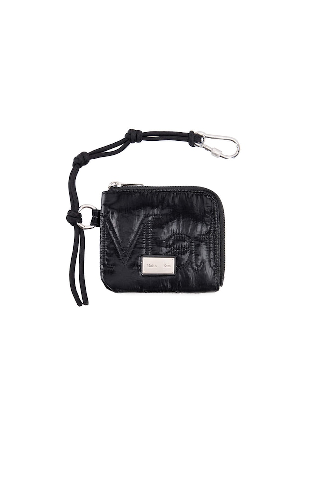[Matin Kim] LOGO STITCH SPORTY WALLET IN BLACK 正規品 韓国ブランド 韓国通販 韓国代行 韓国ファッション マーティンキム matinkim 日本 店舗
