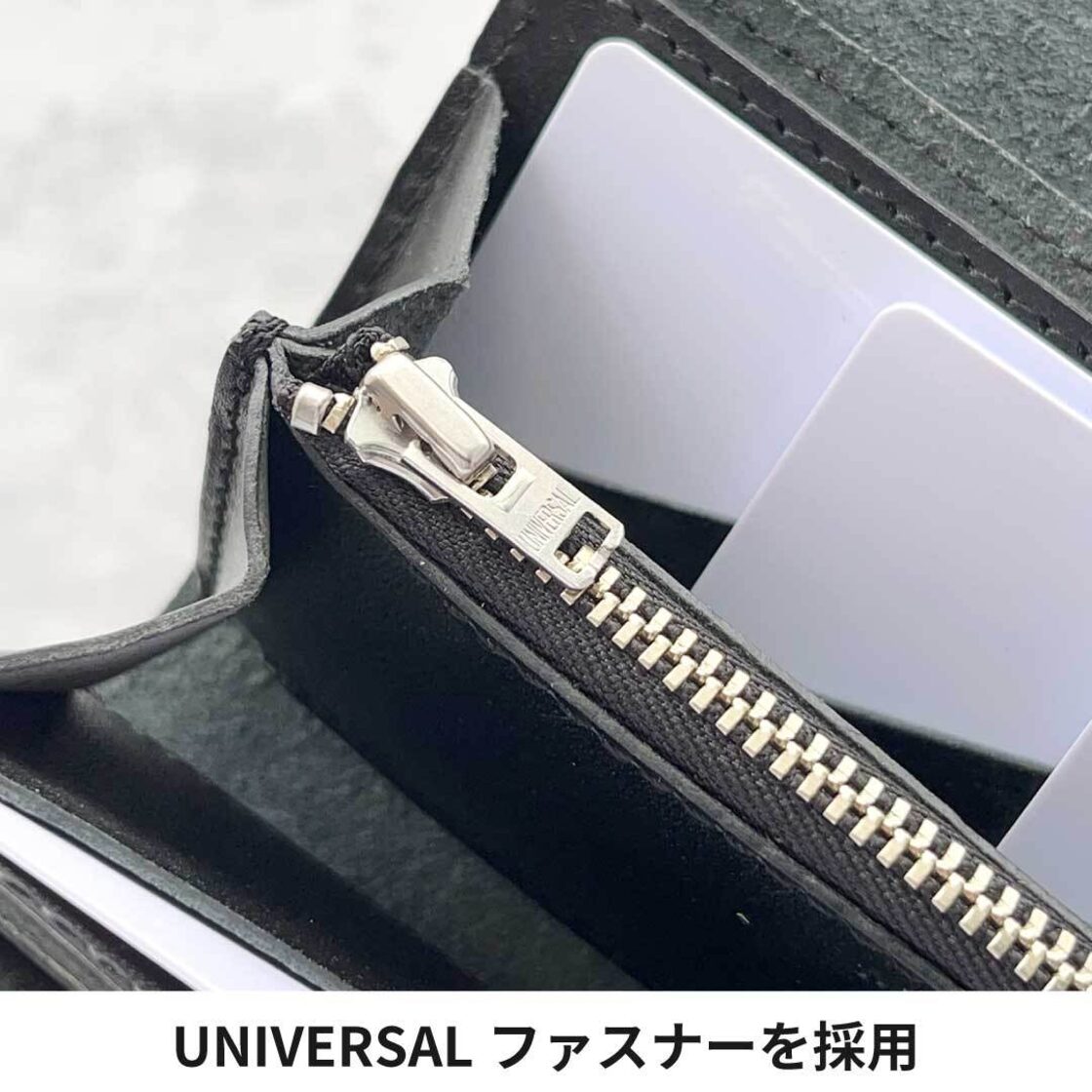 栃木レザー スタッズロングウォレット 長財布 日本製 Made in Japan 