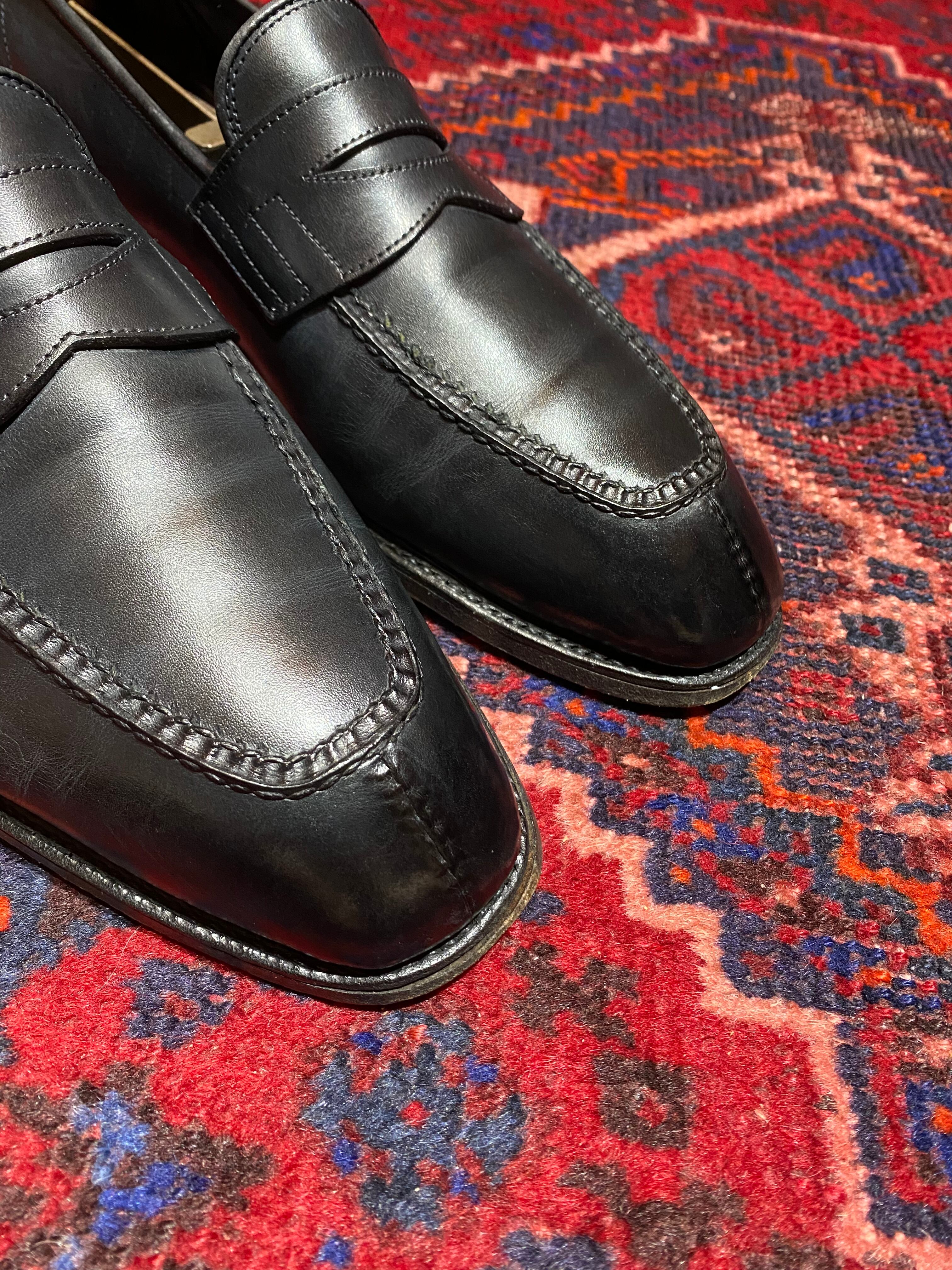 JOHN LOBB ASHLEY ジョンロブアシュレイレザーコインローファー