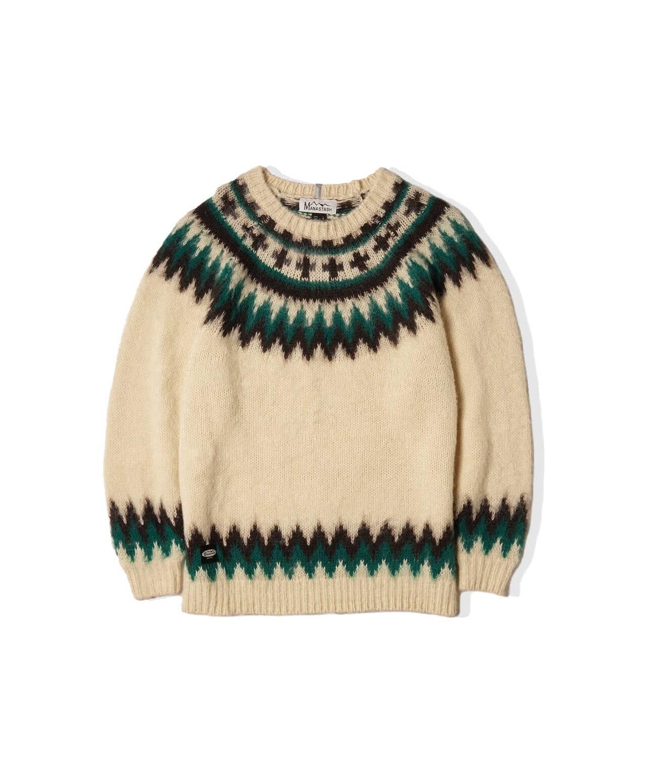 MANASTASH(ﾏﾅｽﾀｯｼｭ) - ABERDEEN SWEATER NORDIC(ｱﾊﾞﾃﾞｨｰﾝｾｰﾀｰﾉﾙﾃﾞｨｯｸ
