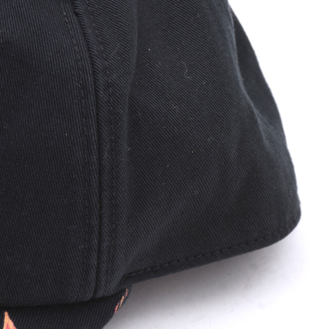 【Palm Angels】BURNING LOGO BASEBALL CAP　BLACK/RED - 8