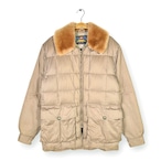 60s バウアーダウン 日の出タグ ユーコンダウン ヴィンテージ ボア ダウンジャケット クラウンジップ エディーバウアー BAUER DOWN サイズM相当 古着 DD0500