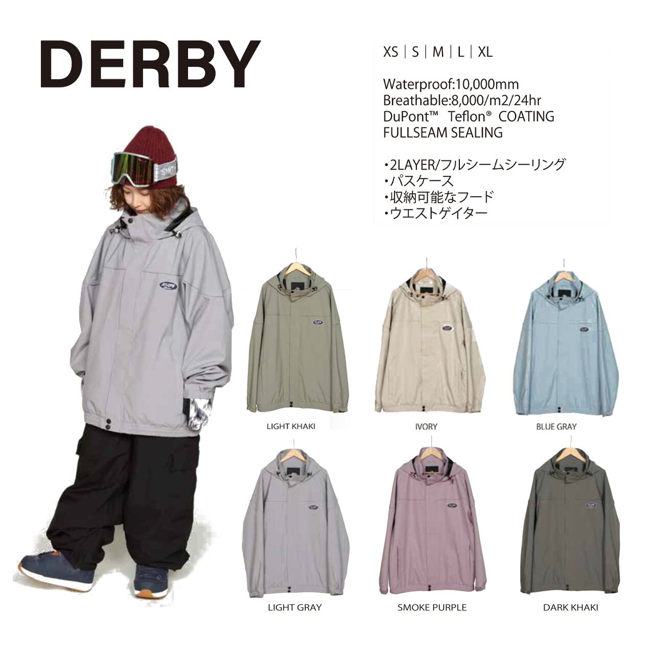 23-24 SCAPE DERBY JACKET ウェア ウエア スノーボード エスケープ ...