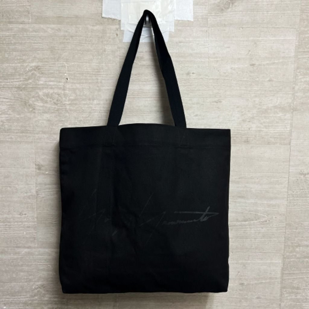 Yohji Yamamoto ヨウジヤマモト キャンバストート ブラック 【中目黒b2
