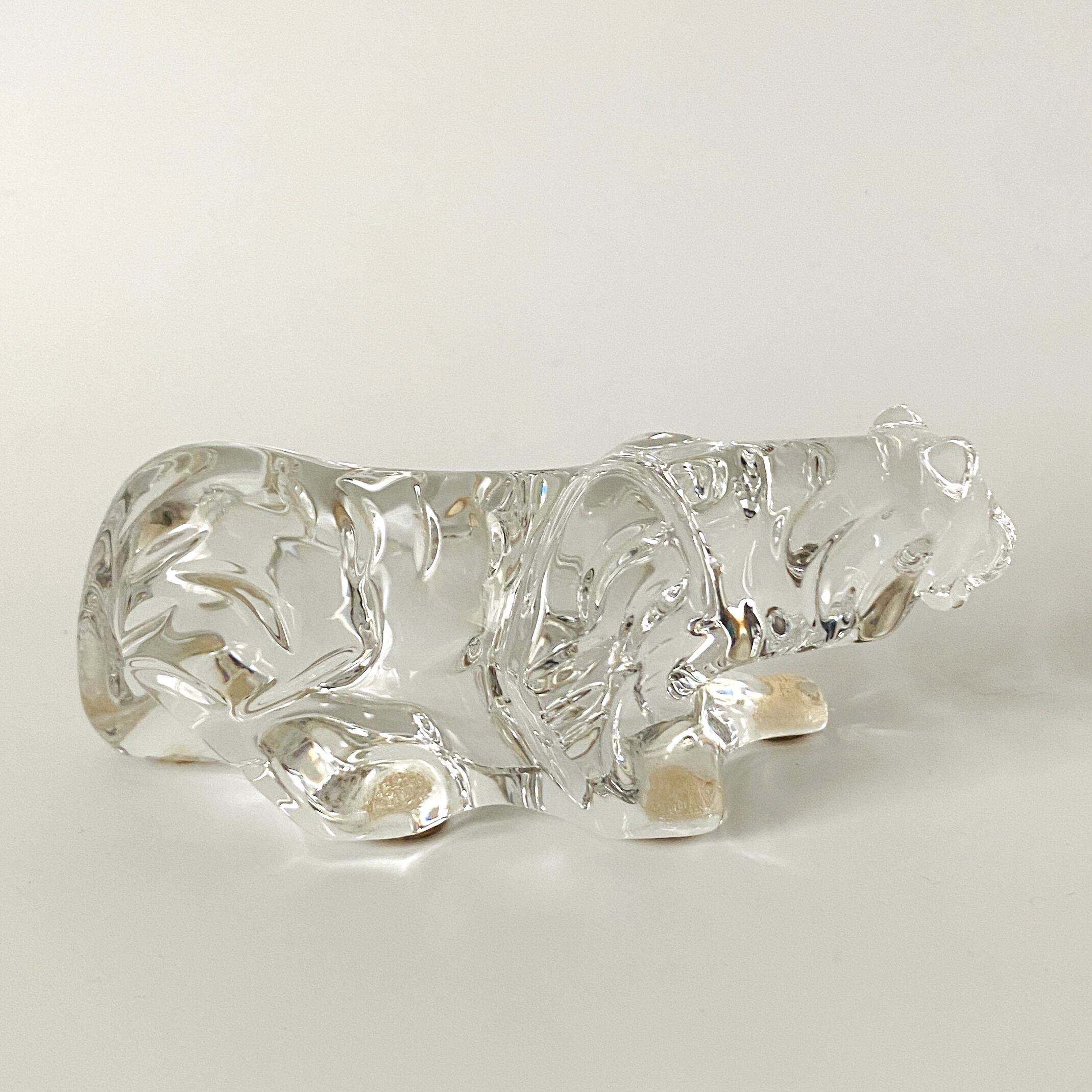 バカラ】baccarat 動物 トラ 虎 寅 置物 インテリア☆美品☆ | reoreohouse