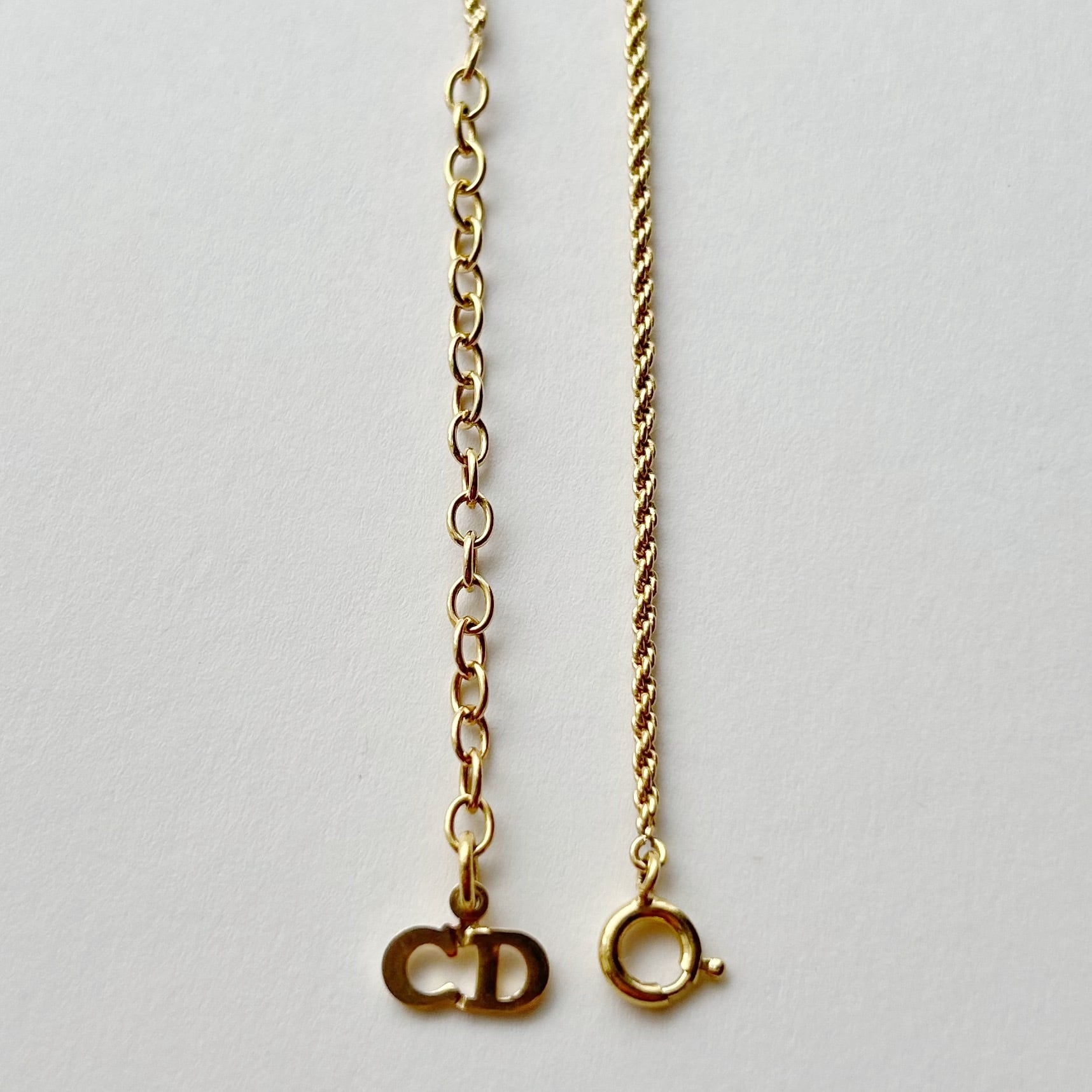 N6157】Christian Dior heart twist necklace/クリスチャン N6157】Christian Dior heart twist necklace/クリスチャン