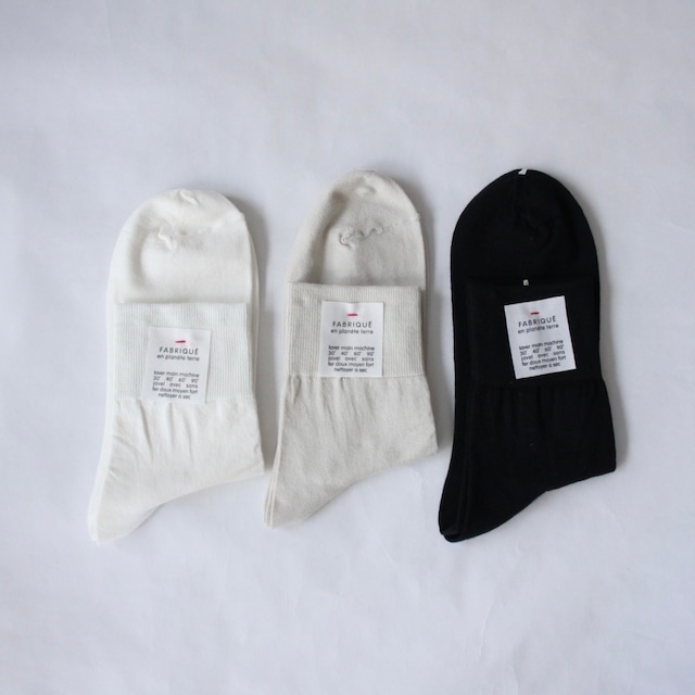 FABRIQUE en planete terre　high gauge socks（ハイゲージソックス）