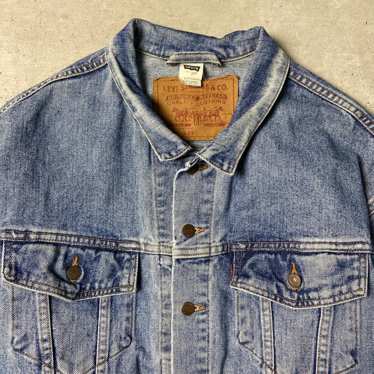 90年代 Levi's リーバイス 70598 デカパッチ デニムジャケット