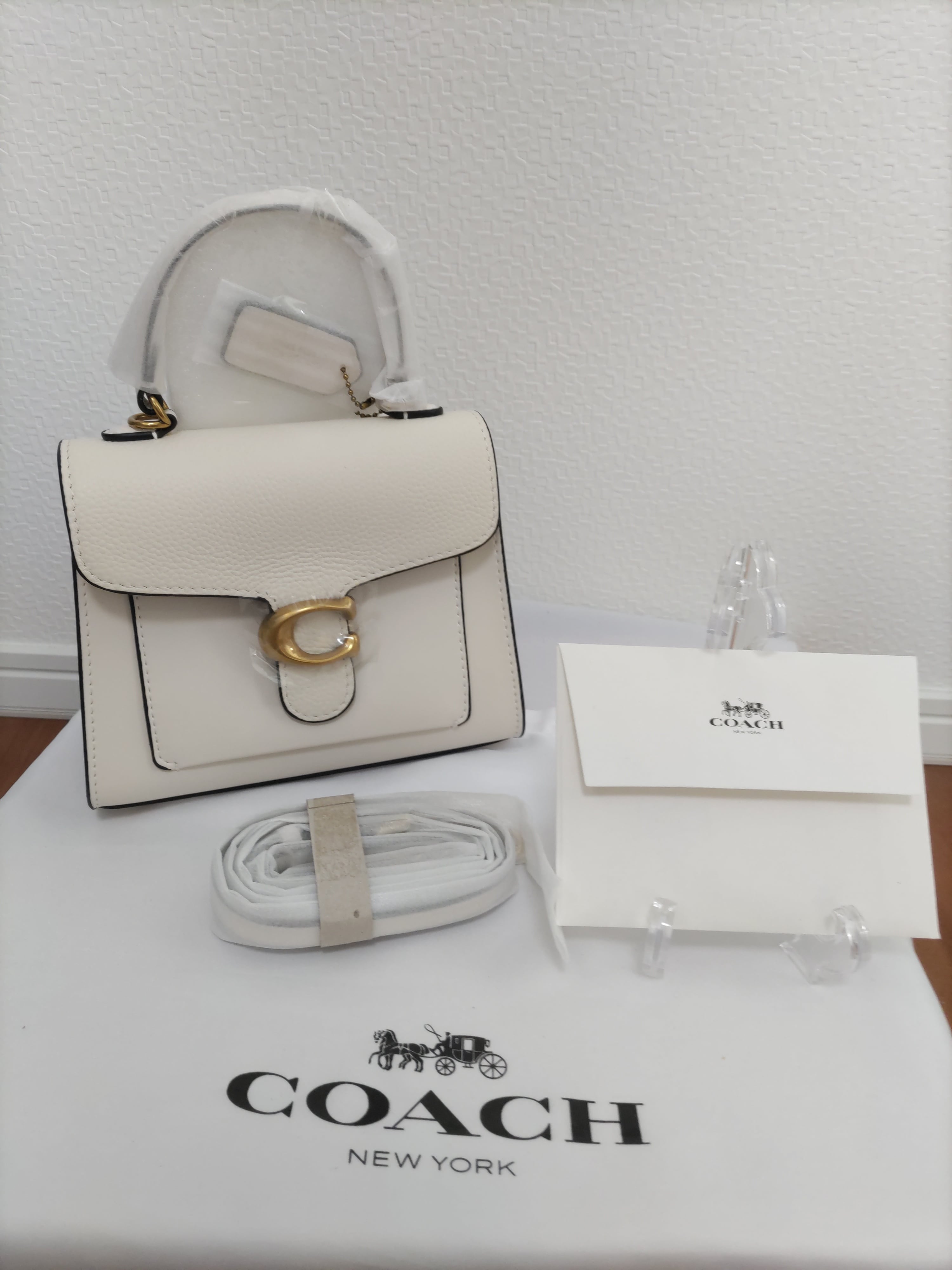 新品・未使用♡ COACH タビー トップハンドル 20 ブラス ブラック