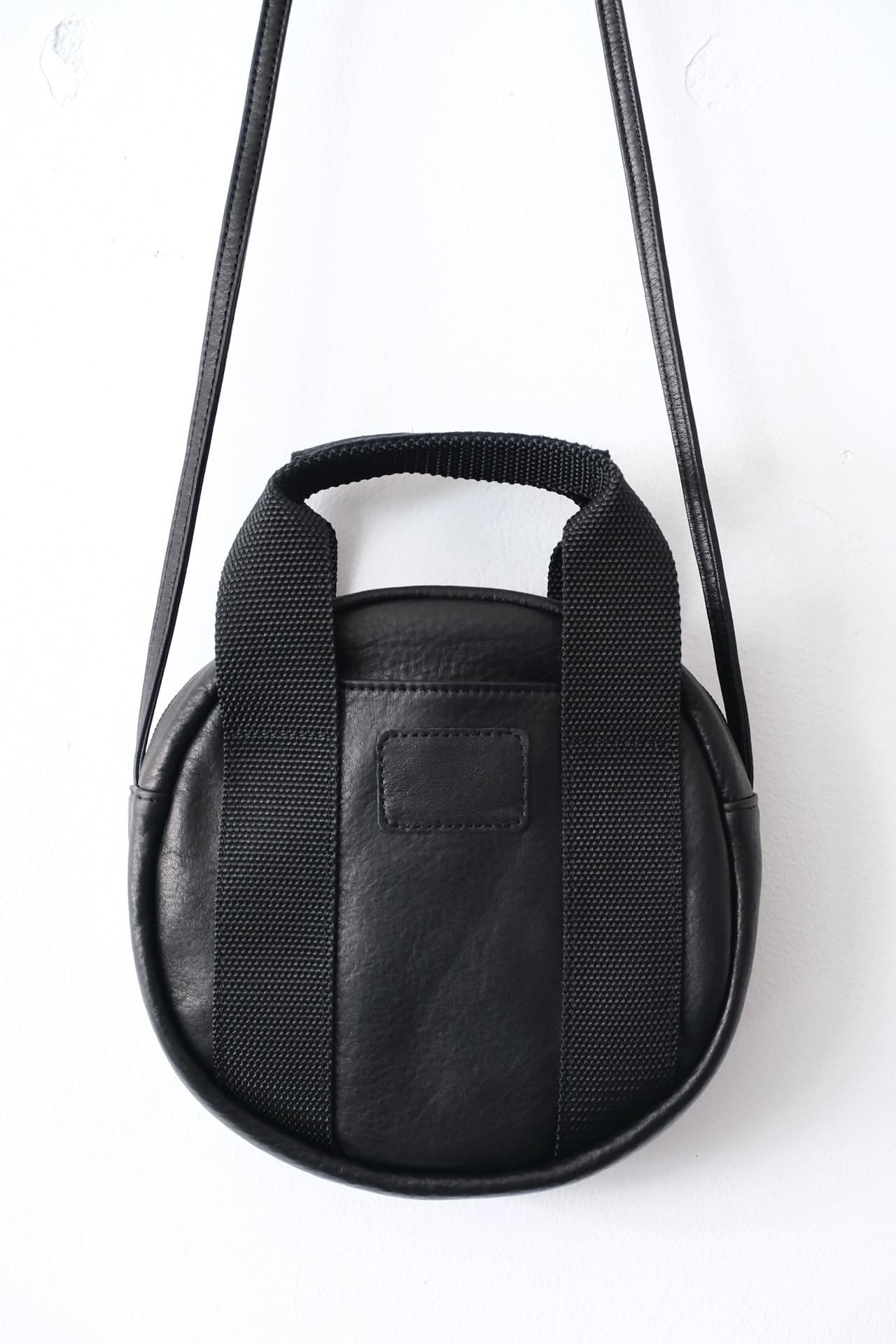 FUJITO Leather Helmet Pouch Black