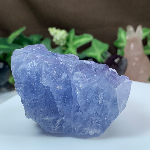 32.幻想的な色合い☆ヤオガンシャン産・ブルーフローライト原石