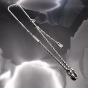 HORSESHOE : C #1 NECKLACE with GODSIZE® I.D. TAG / ホースシュー : C #1 ネックレス ゴッドサイズ® I.D.タグ