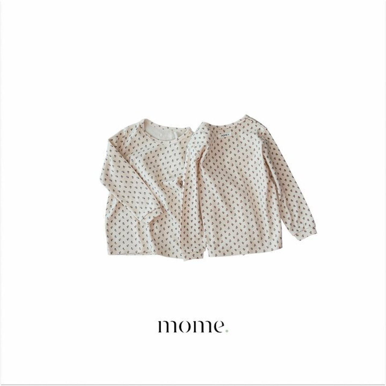 【取寄】MOME ソフトフラワーTシャツ|秋服|韓国子供服| 26/AT