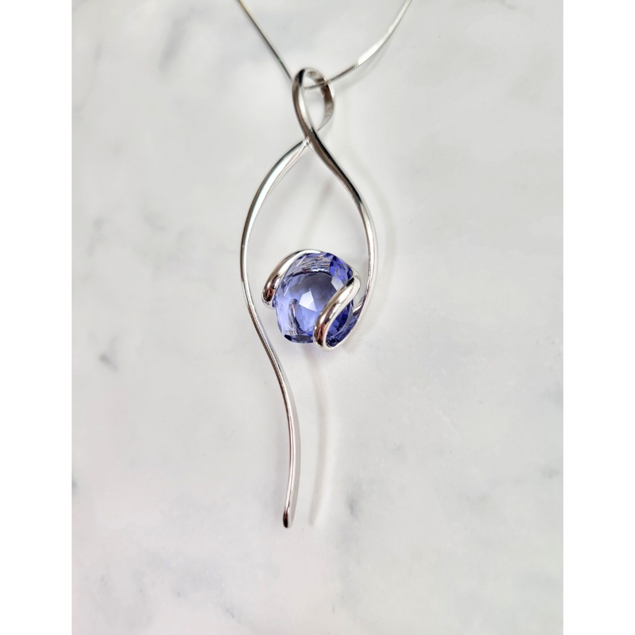 RIFLESSI  *silver night*  -pendente-