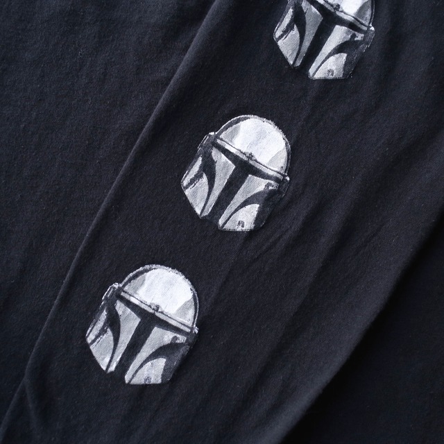 "STAR WARS" front and sleeve printed tee