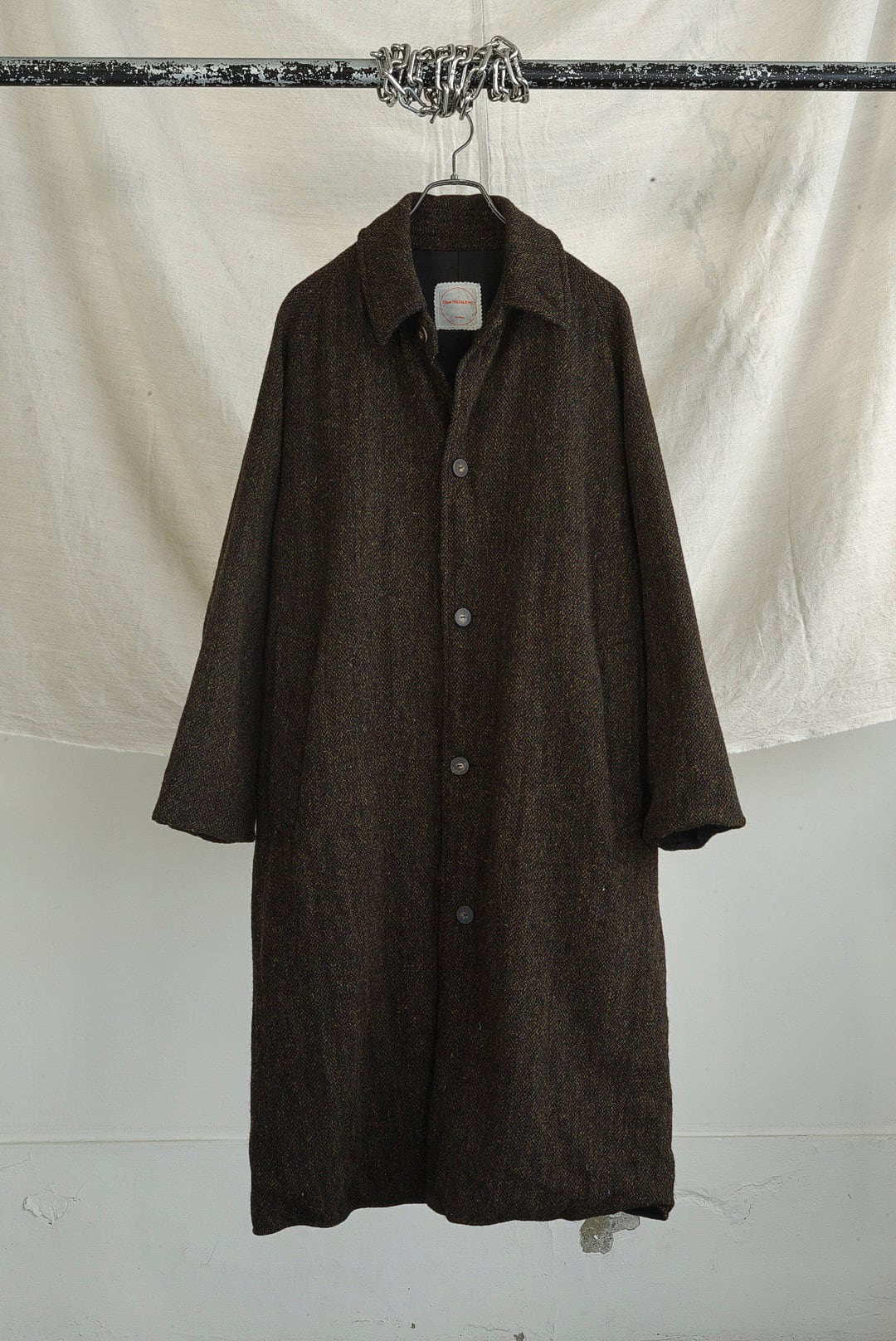 CHEZ VIDALENC - COAT BOBI HARRIS TWEED