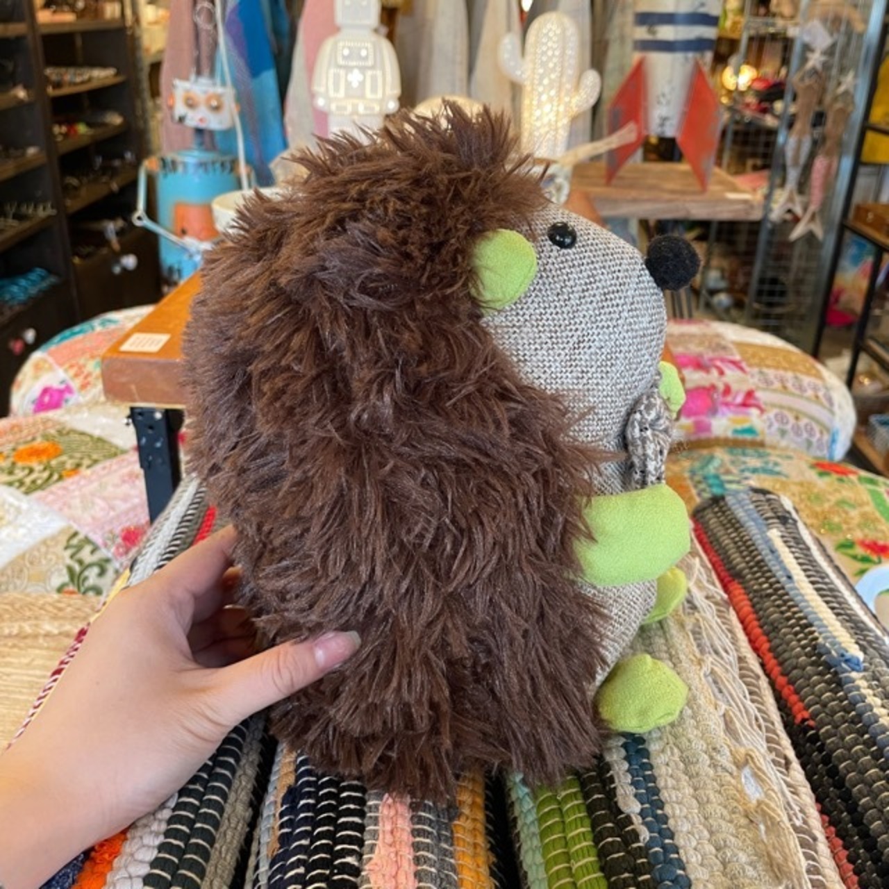 DULTON　ダルトン　ドアストッパー　ヘッジホッグ　DOOR STOPPERPIG　ぬいぐるみ　ハリネズミ　ギフト　インテリア雑貨　アニマル　ブックエンド