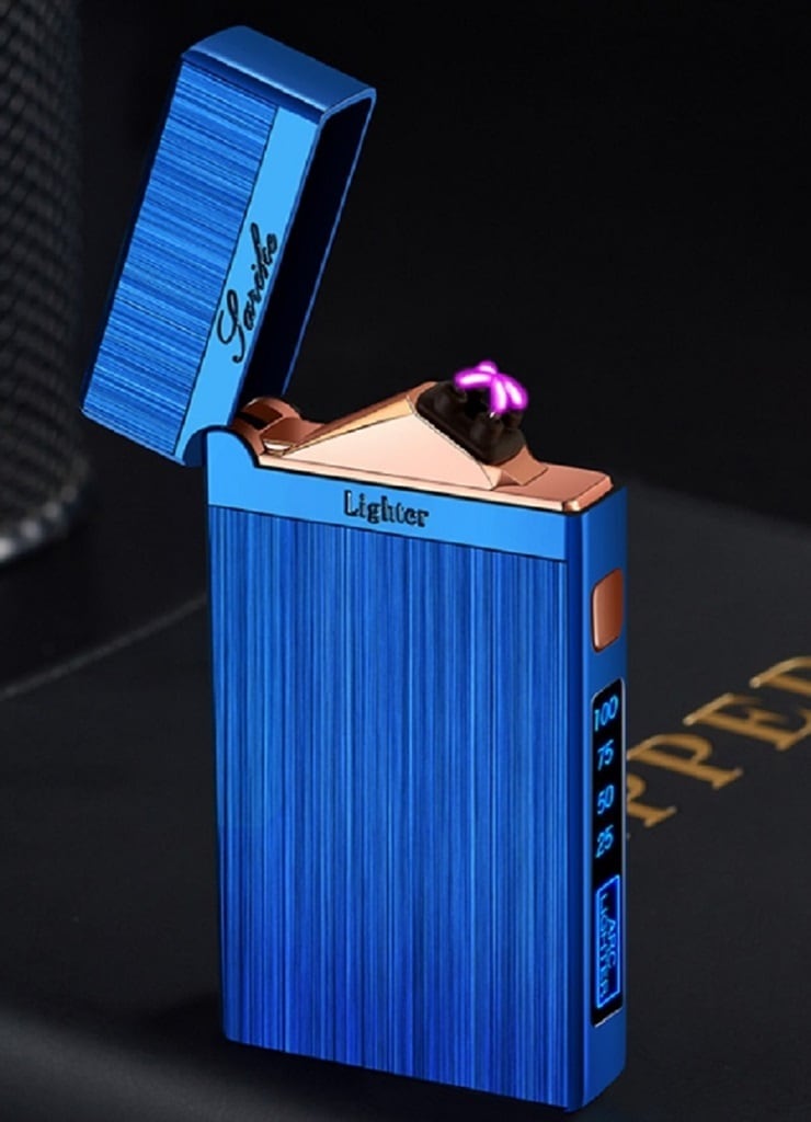 プラズマ ライター ブルー 電子ライター USB 充電式 高級 プラズマ ライター ブルー 電子ライター USB 充電式 高級