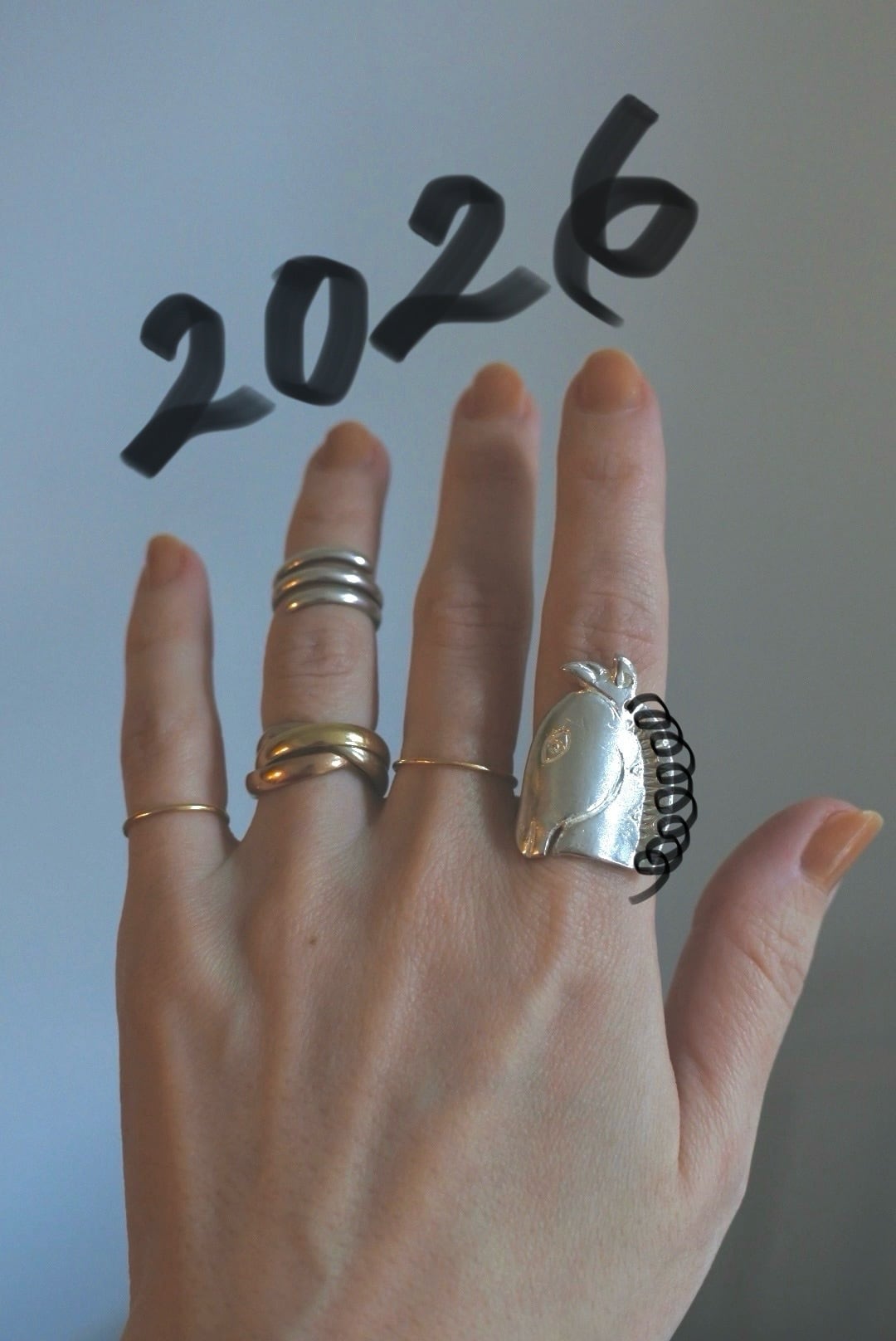 OH MY HORSE RING / SILVER × K18GOLD | Hi-CORAZON