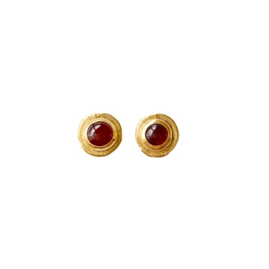 ’sunrise’ pierced earrings