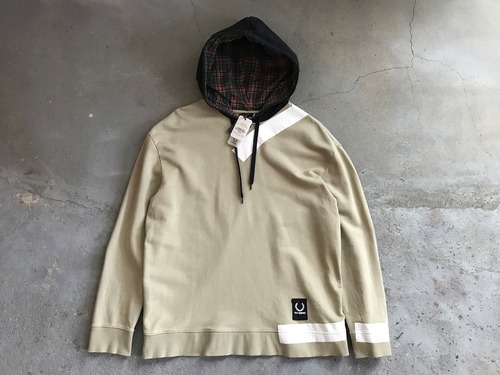 2018AW RAF SIMONS × FRED PERRY tape detail hoodie