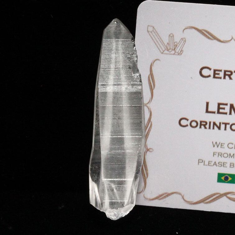 レムリアンシード 水晶 原石 ブラジル ミナスジェライス州 コリント産 証明書付属 一点物 271-552