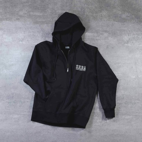 S.H.B.A. LOGO ZIP PARKA / BLACK