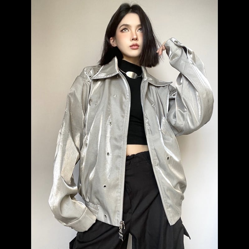 y2k グランジ 短丈 ミリタリー フライトジャケット 00s archive 00s Y2K archive 短丈 ジャケット y2k グランジ 短丈 ミリタリー