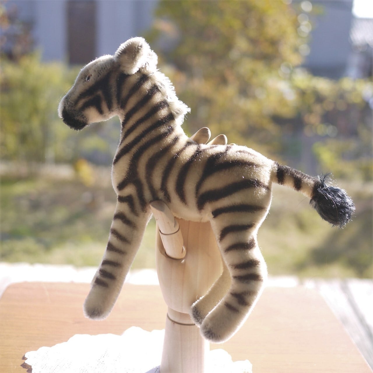70s Zebra シュタイフ Steiffヴィンテージ シマウマ STEIFF しまうま Zebra シュタイフ ドイツ | こりすのパン屋Base店