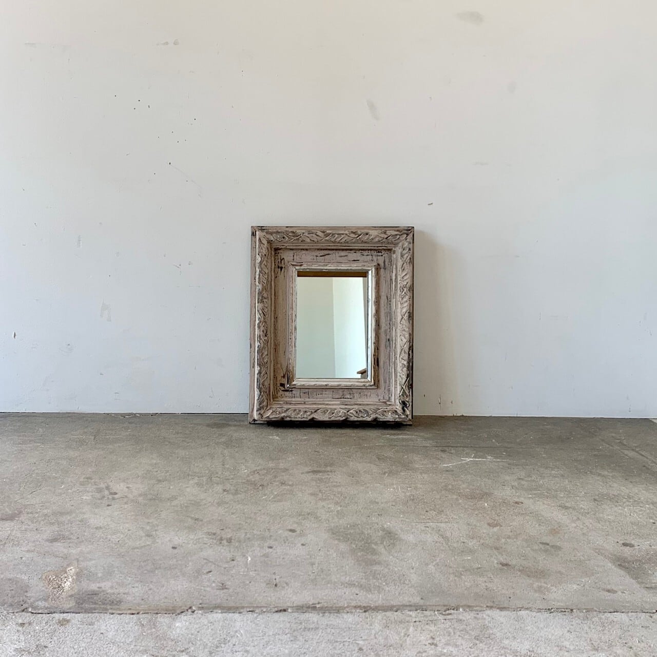 鏡　古い額　古道具　0512