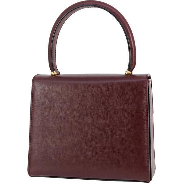 極美品 希少品 カルティエ マストライン ターンロック ハンドバッグ