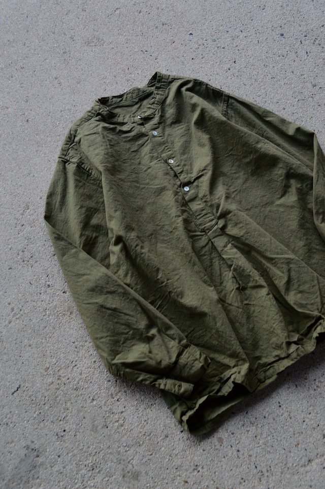 Bulgarian Army 50s reproduction sleeping shirts Dyed Olive ブルガリア軍 1950復刻モデル スリーピングシャツ euro military