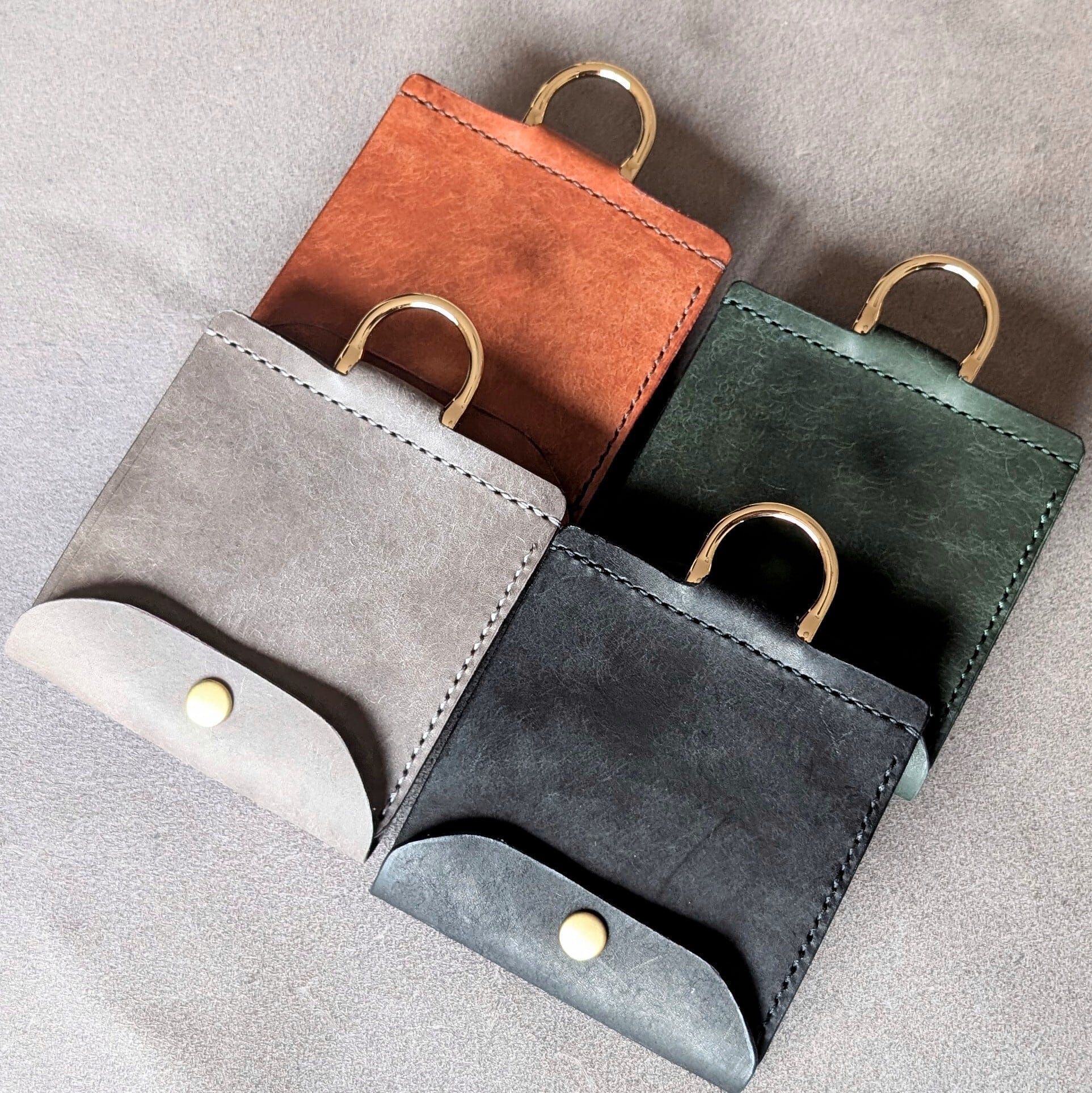 ミドルトラッカーウォレット ブラウン | LeatherWorksTegaki