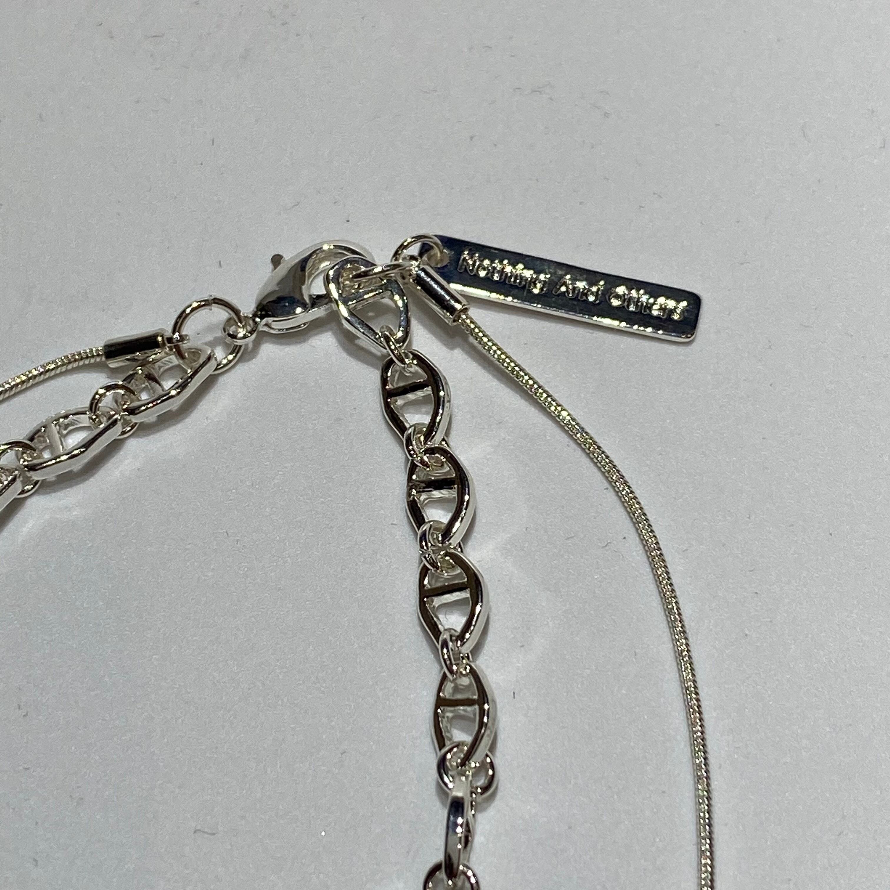 Nothing And Others【ﾅｯｼﾝｸﾞｱﾝﾄﾞｱｻﾞｰｽﾞ】W Chain Necklace . | glamour