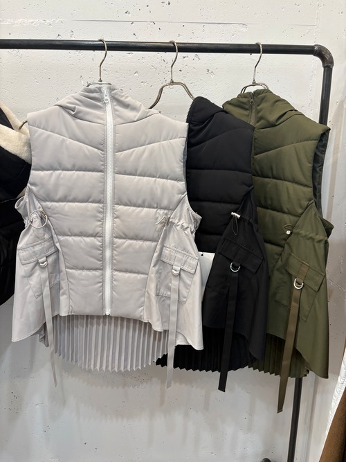 GALENA バックプリーツベスト　70042-3112