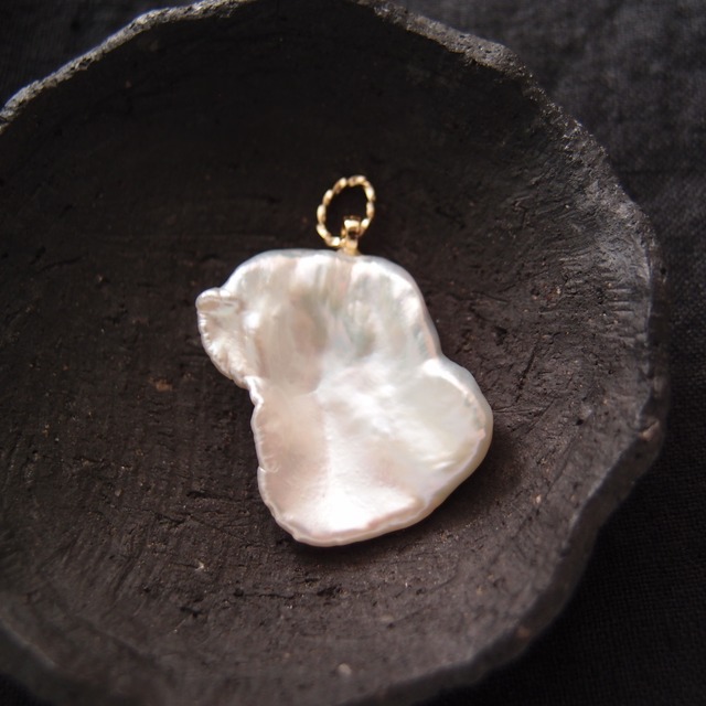 【K14gf】バロックパール BIGチャーム／Baroque Pearl【1点もの】A