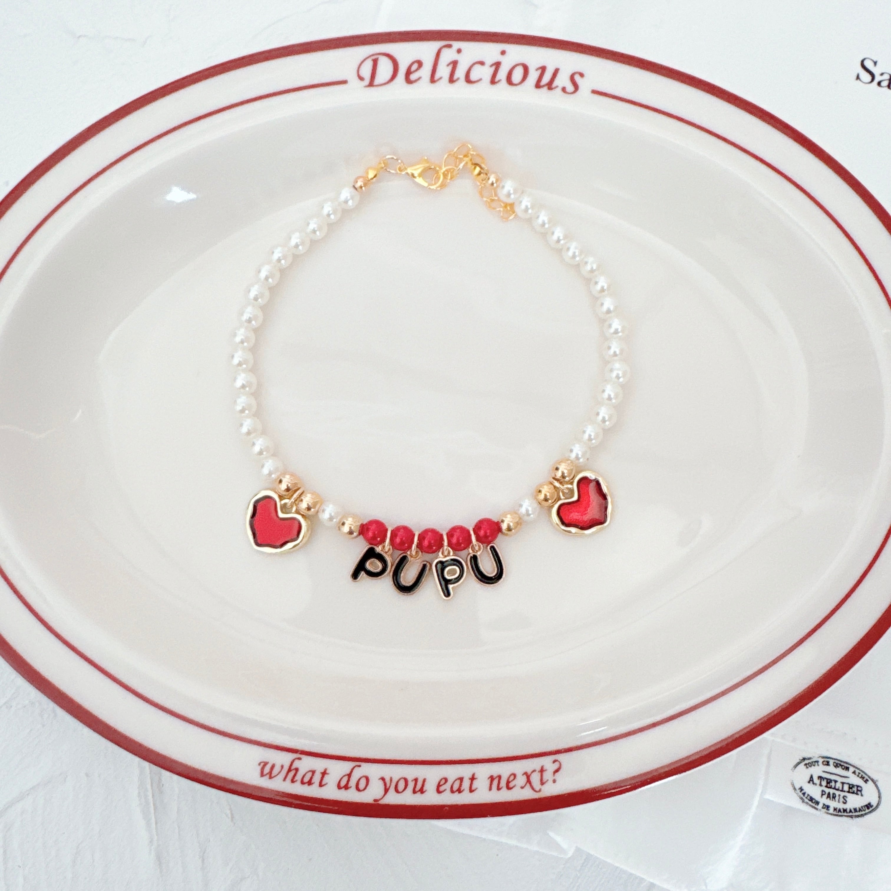 ハートお名前ネックレス