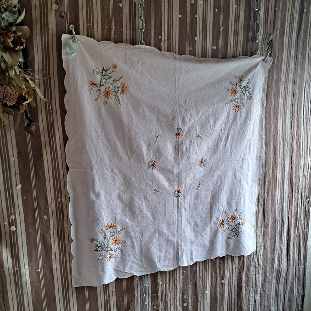 ヨーロッパ 刺繡クロス used [507066]