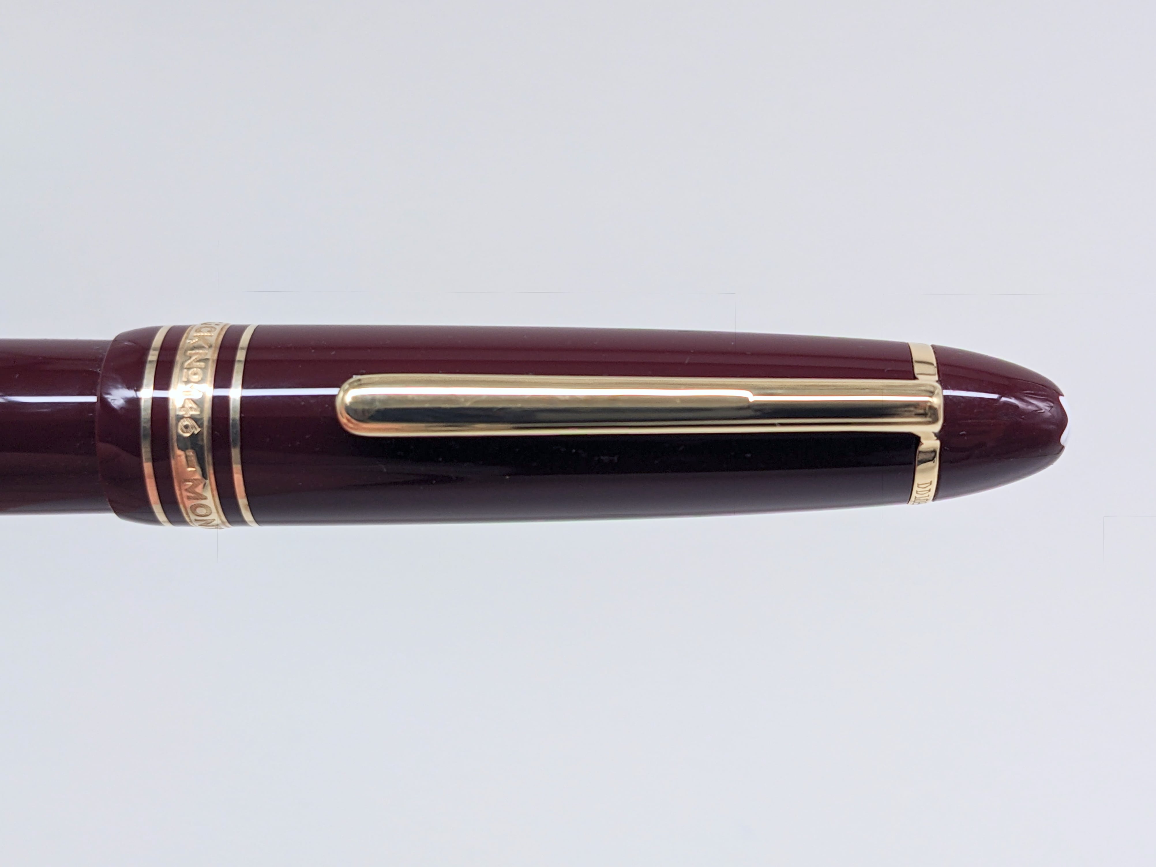 【未使用】モンブラン#146 万年筆 ボルドー F 90s モンブラン マイスターシュテュック 146 ボルドー MONTBLANC