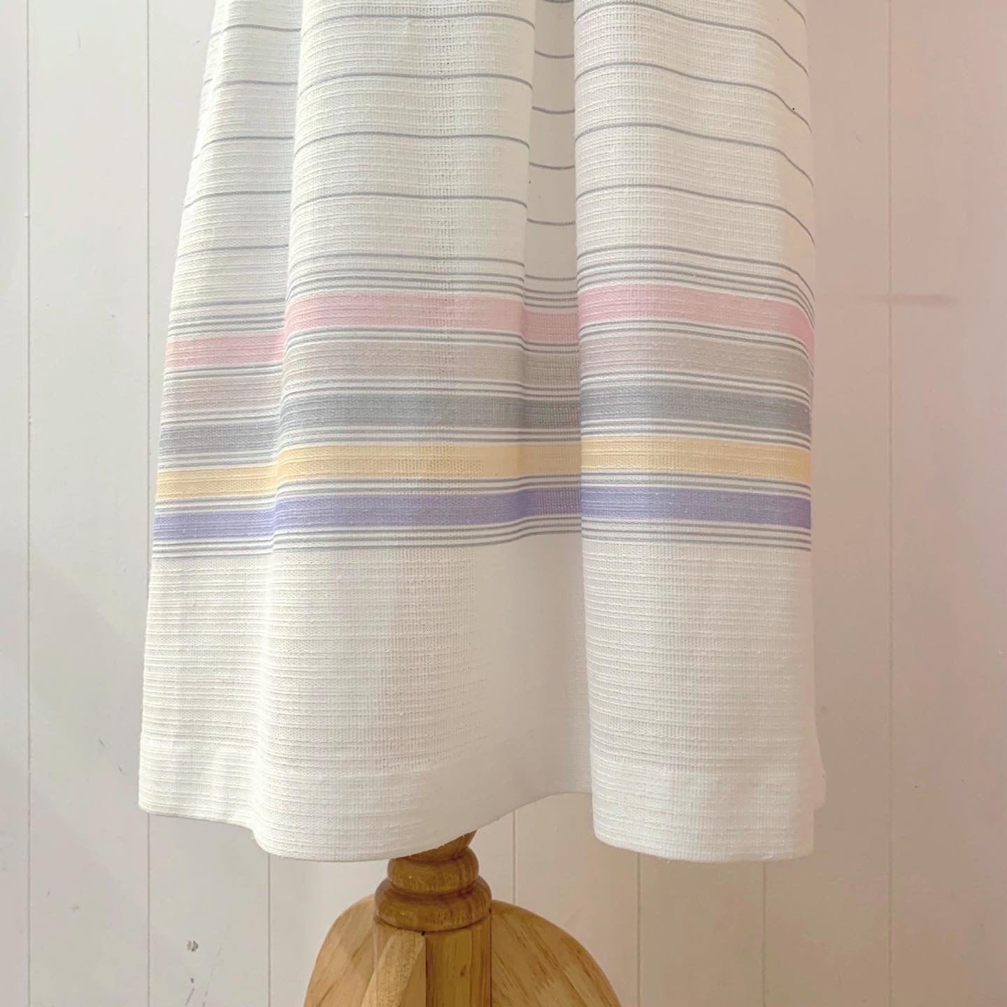 sherbet border french sleeve one-piece