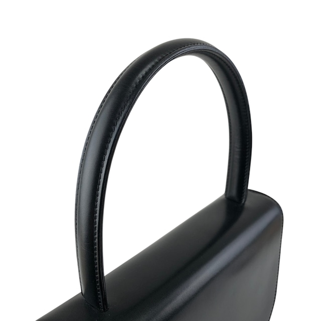 CELINE セリーヌ ハンドバッグ ブラック スターボール レザー トップハンドル vintage ヴィンテージ オールド idde2j