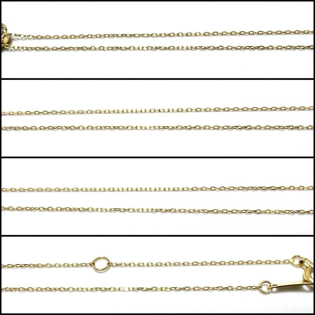 0.08ct】ポンテヴェキオゴールドネックレスペンダントダイヤK18 0.08ct】ポンテヴェキオゴールドネックレスペンダントダイヤK18