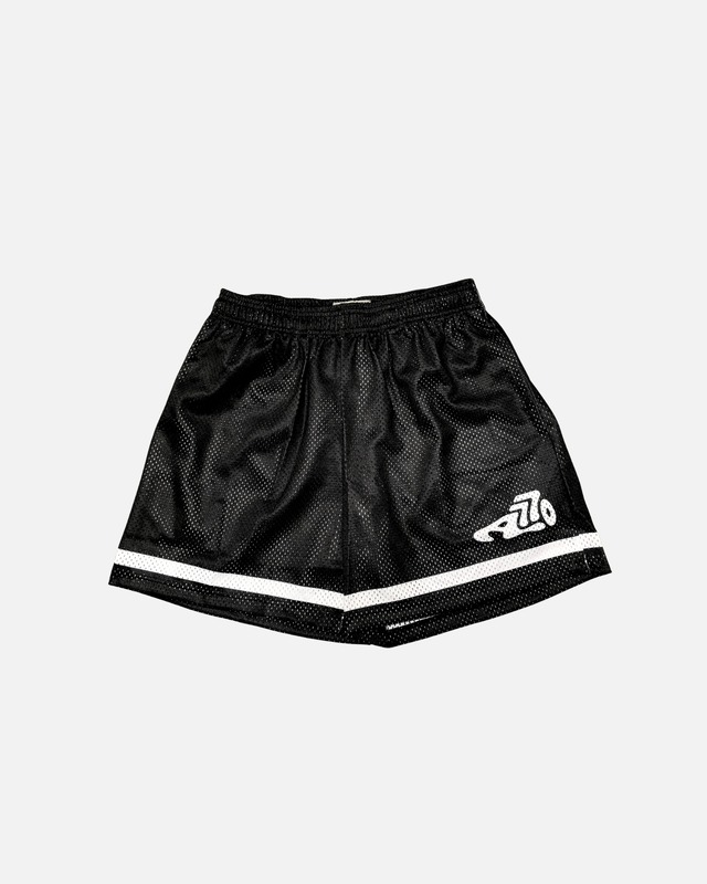 Logo Mesh Shorts - black