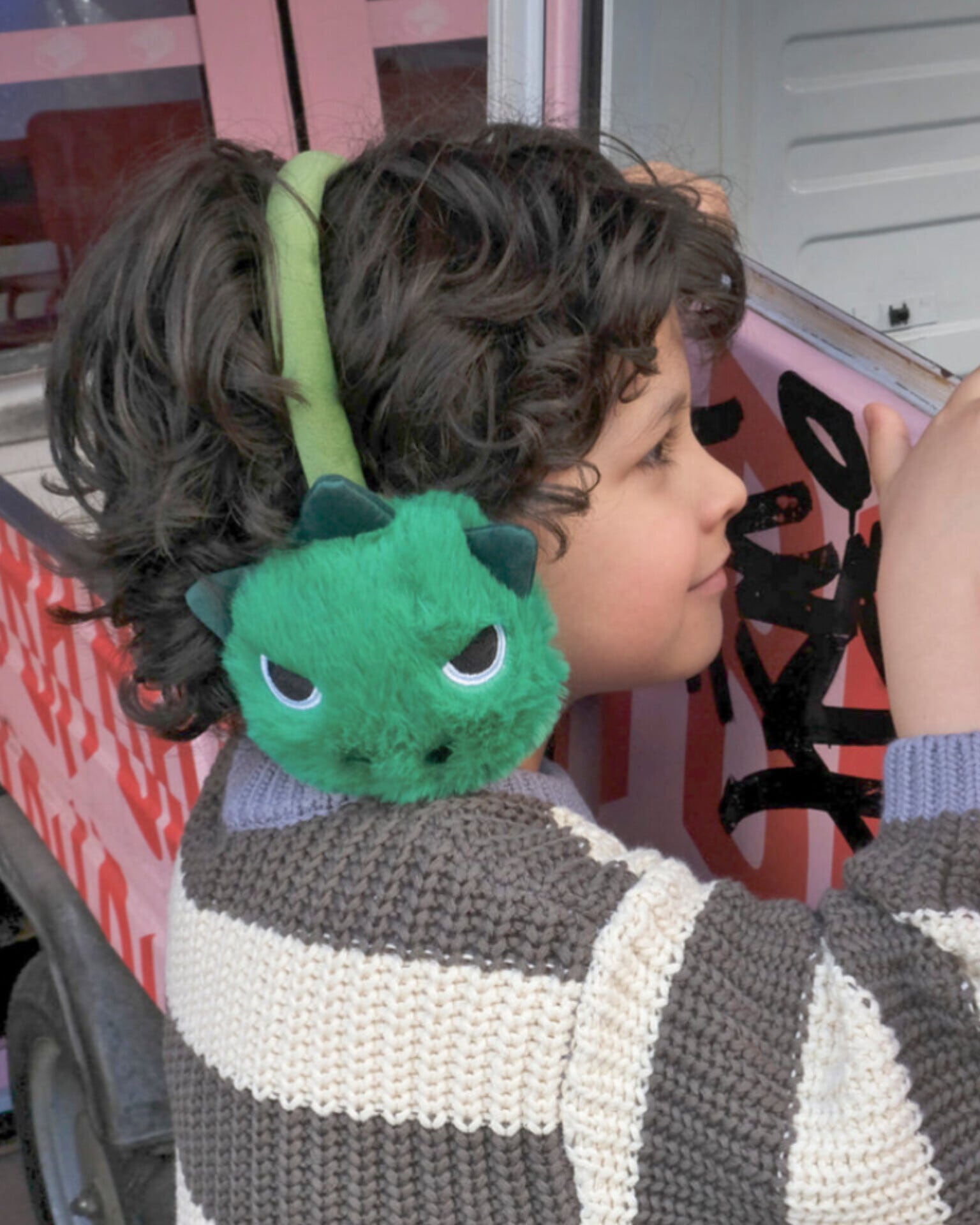 【Rockahula】T-REX EARMUFFS-GREEN / E2023G