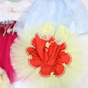 【バレエ衣装 まとめ売り】全7点 セット チュチュ ワンピース ドレス 子供 キッズ ジュニア 発表会 コンクール フリル ダンス 劇 舞台 発表会衣装
