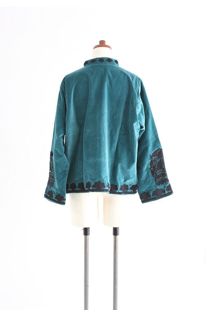 刺繍ベロアジャケット(5W36011E) | ZURI
